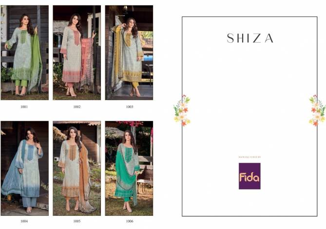 Shiza By Fida Digital Printed Cotton Dress Material Wholesale Market In Surat

